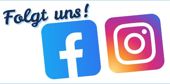 Folgt uns auf Instagram und Facebook