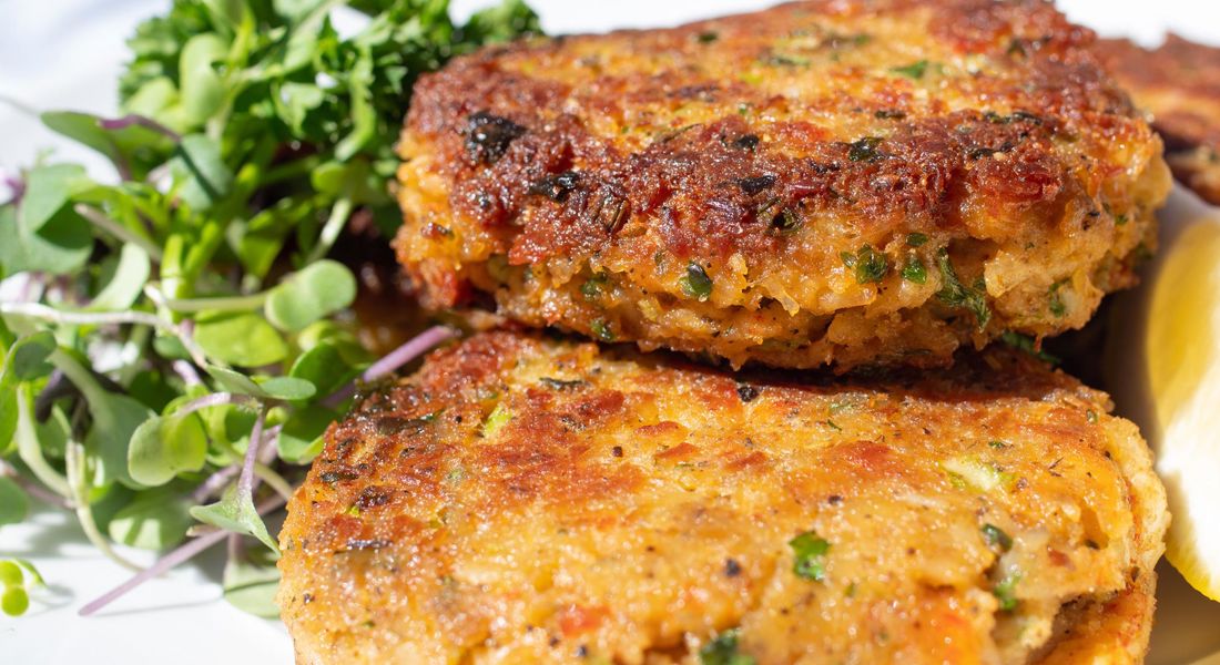 Canederli pressati con insalata verde