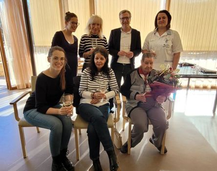 Gruppenfoto mit Frau Berger